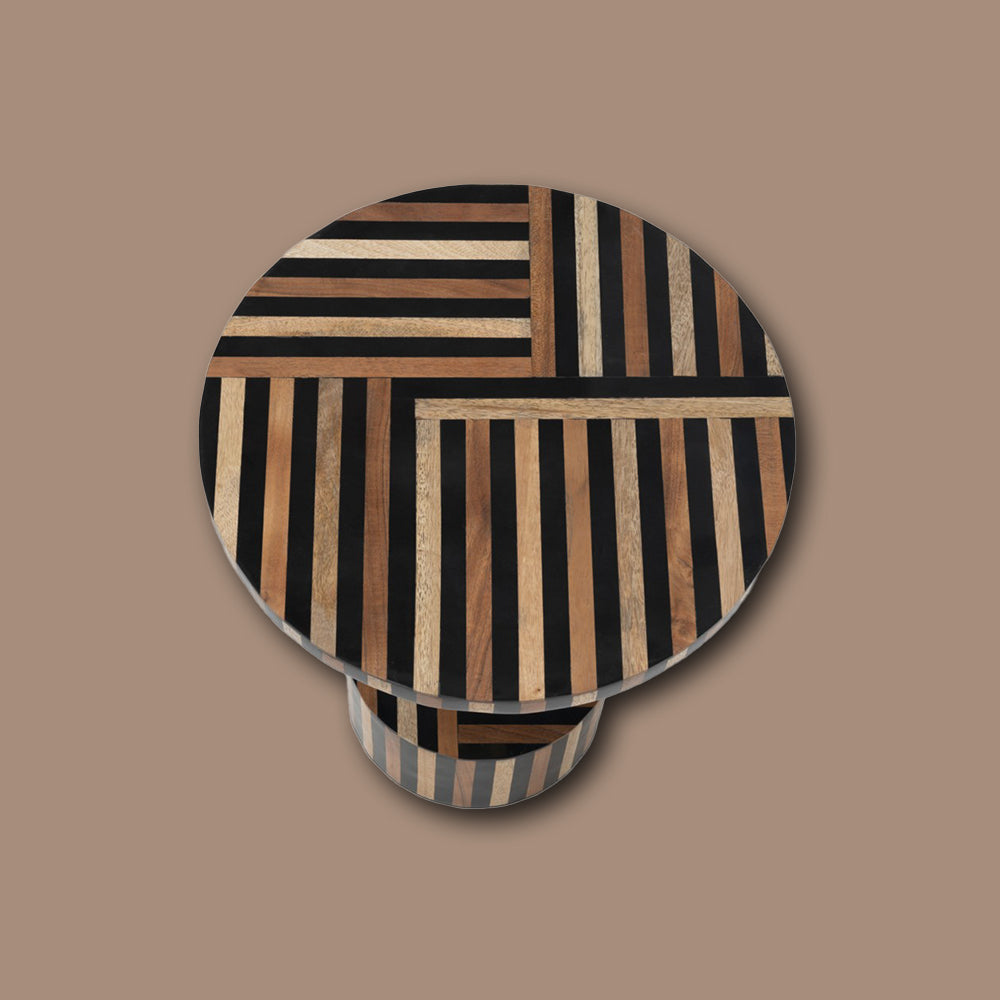Beistelltisch MAZE aus Holz von Abhika