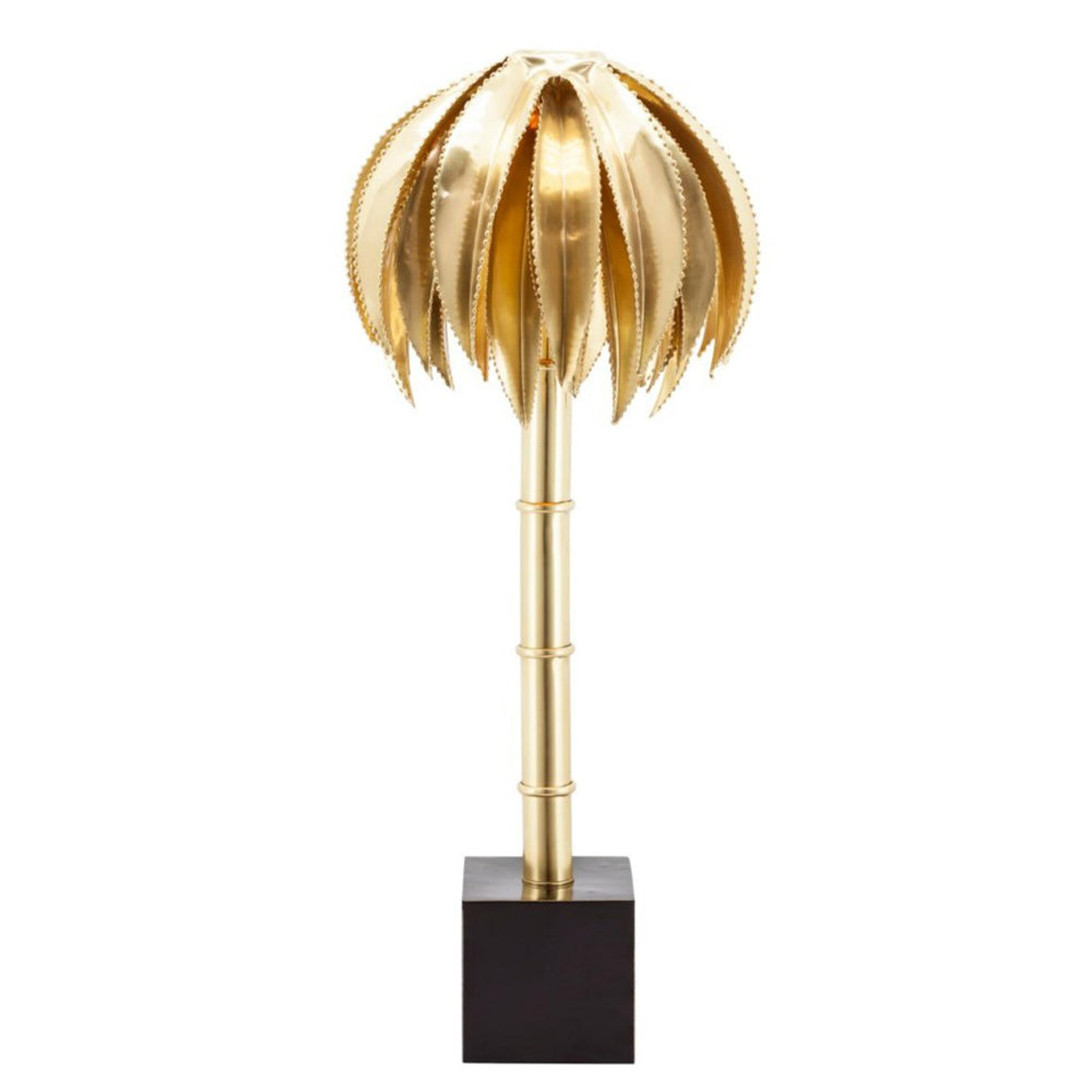 Tischleuchte PALMERY aus Messing - gold von Abhika