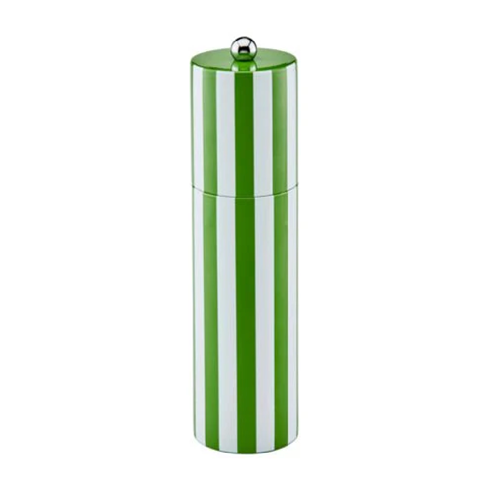 Salz- und Pfeffermühle STRIPED COLUMN im Farbton grün/weiss von Addison Ross