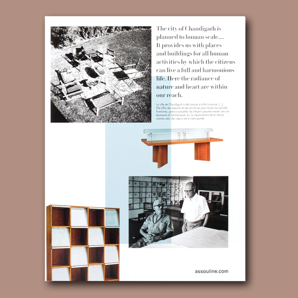 Buch Catalogue Raisonné du Mobilier Jeanneret Chandigarh von Assouline, Back Seite