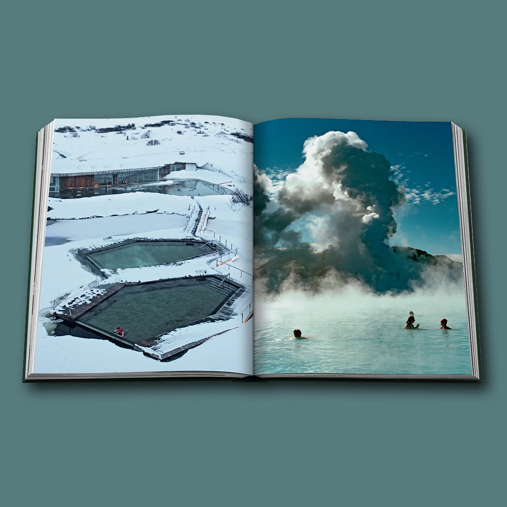 Buch Iceland Epic von ASSOULINE im Farbton Petrol Grün