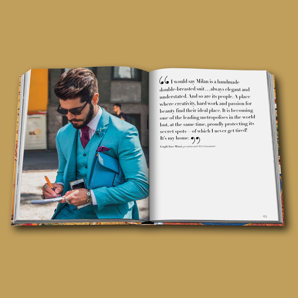 Buch Milan Chic von Assouline, Inhalt