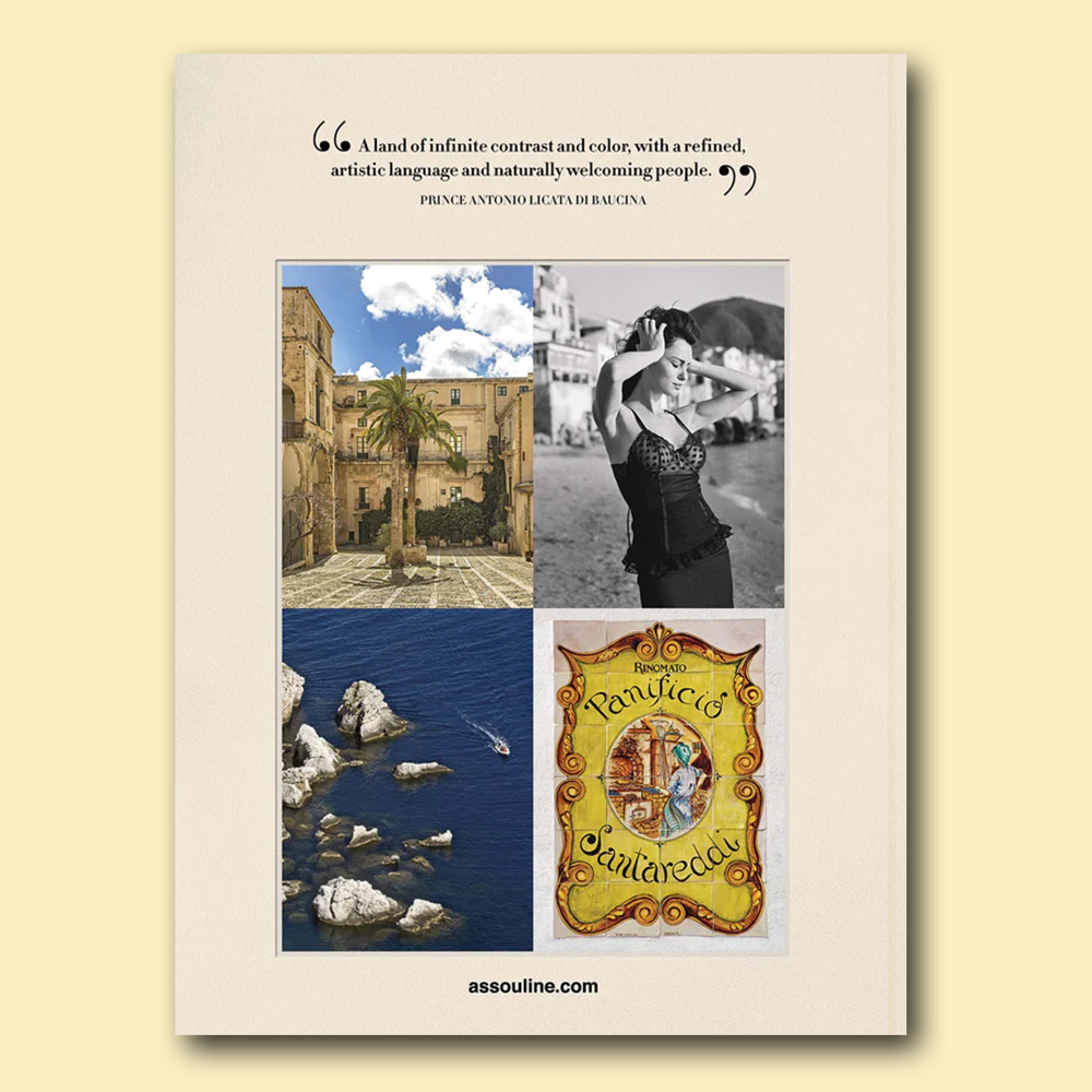 Buch Sicily Honor von Assouline, Back Seite