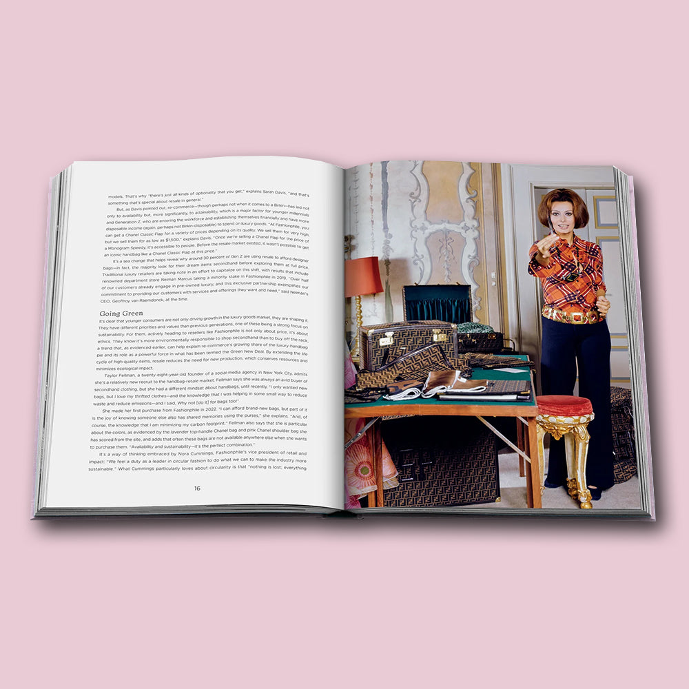 Buch Fashionphile: The Book of Iconic Bags von ASSOULINE im Farbton Rosa