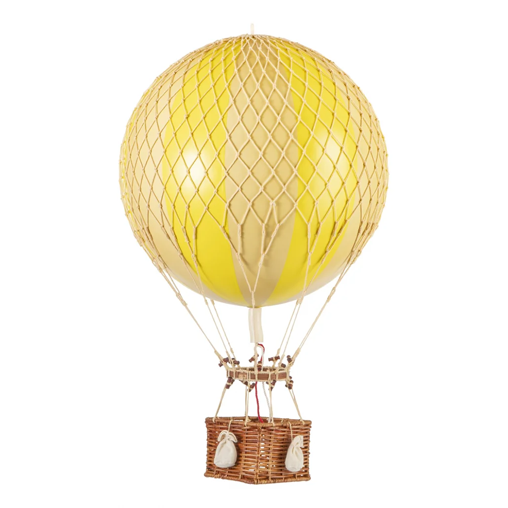 Heissluftballon von Authentic Models im Farbton gelb