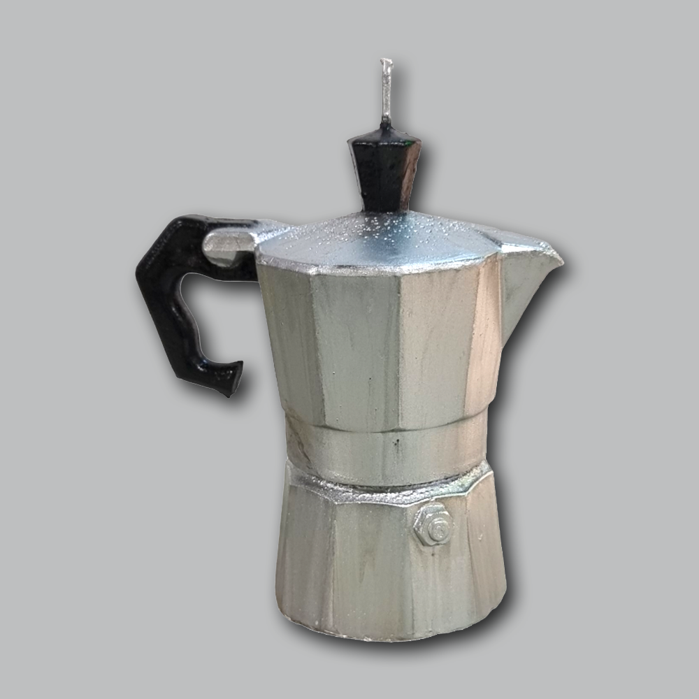 Kerze Kaffeekanne