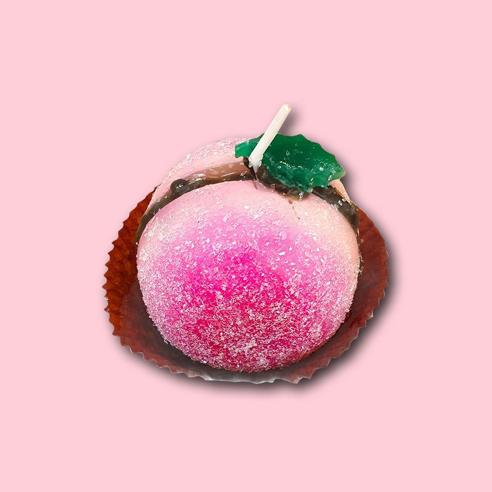 Kerze in Pesche di Prato Form, rosa