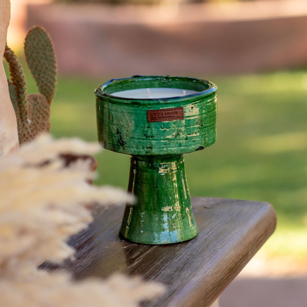 Duftkerze TAMEGROUTE VERTE Menthe &amp; The - Coupe