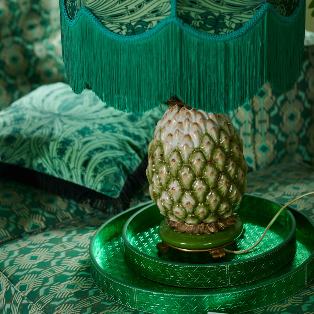 Cushion ARCHIVE with fringes - Mildmay