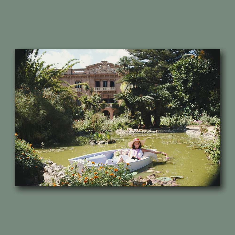 Wandbild Acrylglas Slim Aarons - Donna Fabrizia