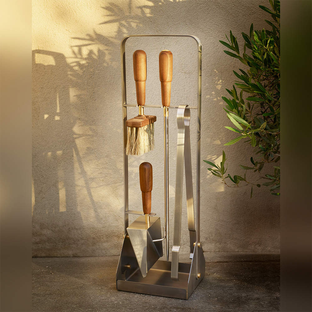 Kaminbesteck Set EMMA im Farbton / Oberfläche cinq/lumière von Eldvarm
