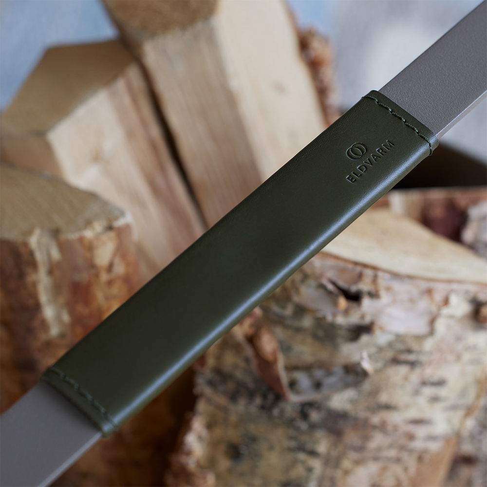Holzkorb EMMA im Farbton olive von Eldvarm