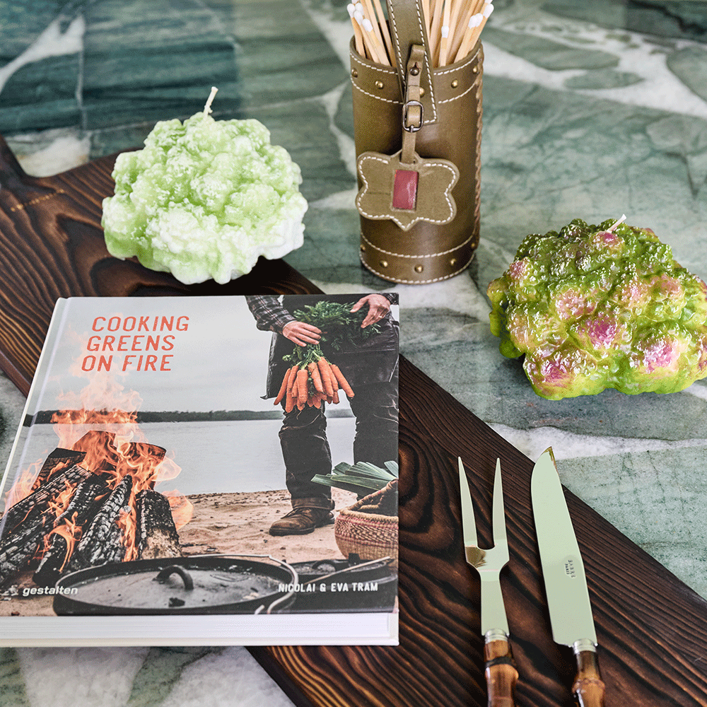 Buch Cooking Greens on Fire von gestalten