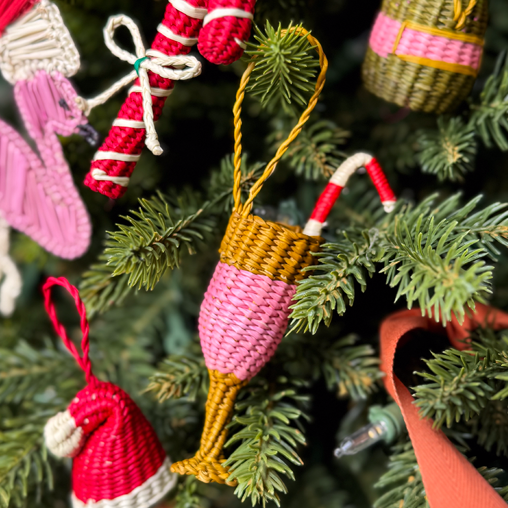 Weihnachtsanhänger - Candy Cane Mimosa