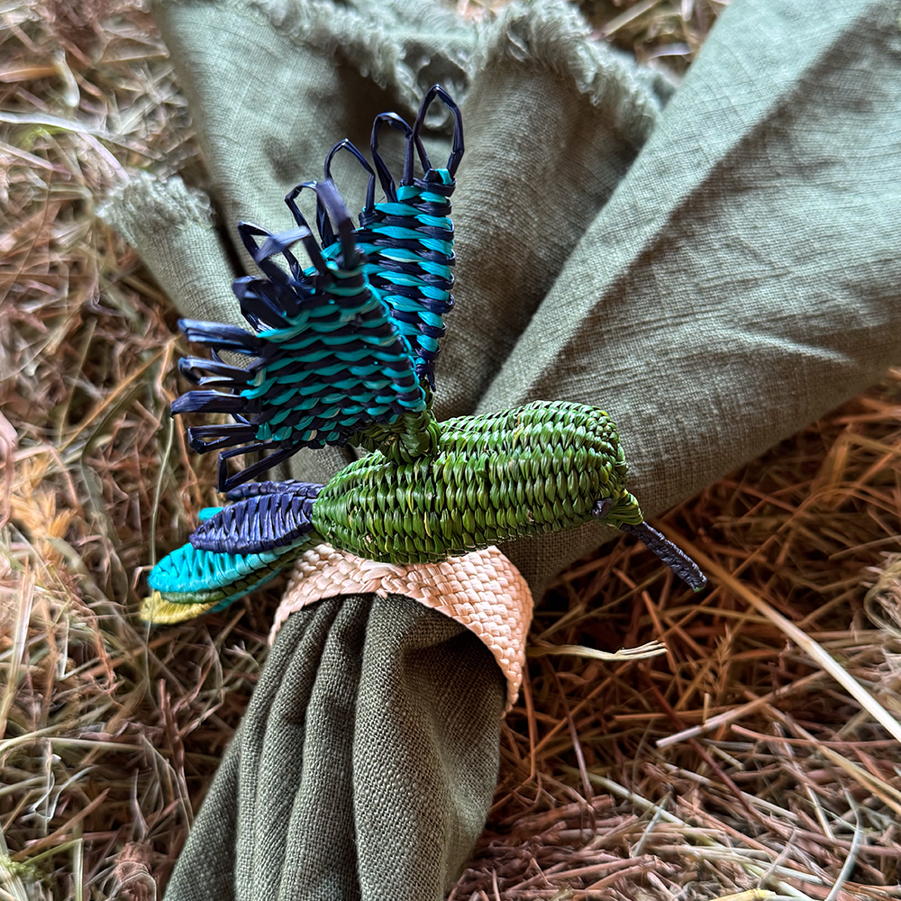 Serviettenring TOQUILLA in Form eines Kolibris Hummingbird von Coro Cora