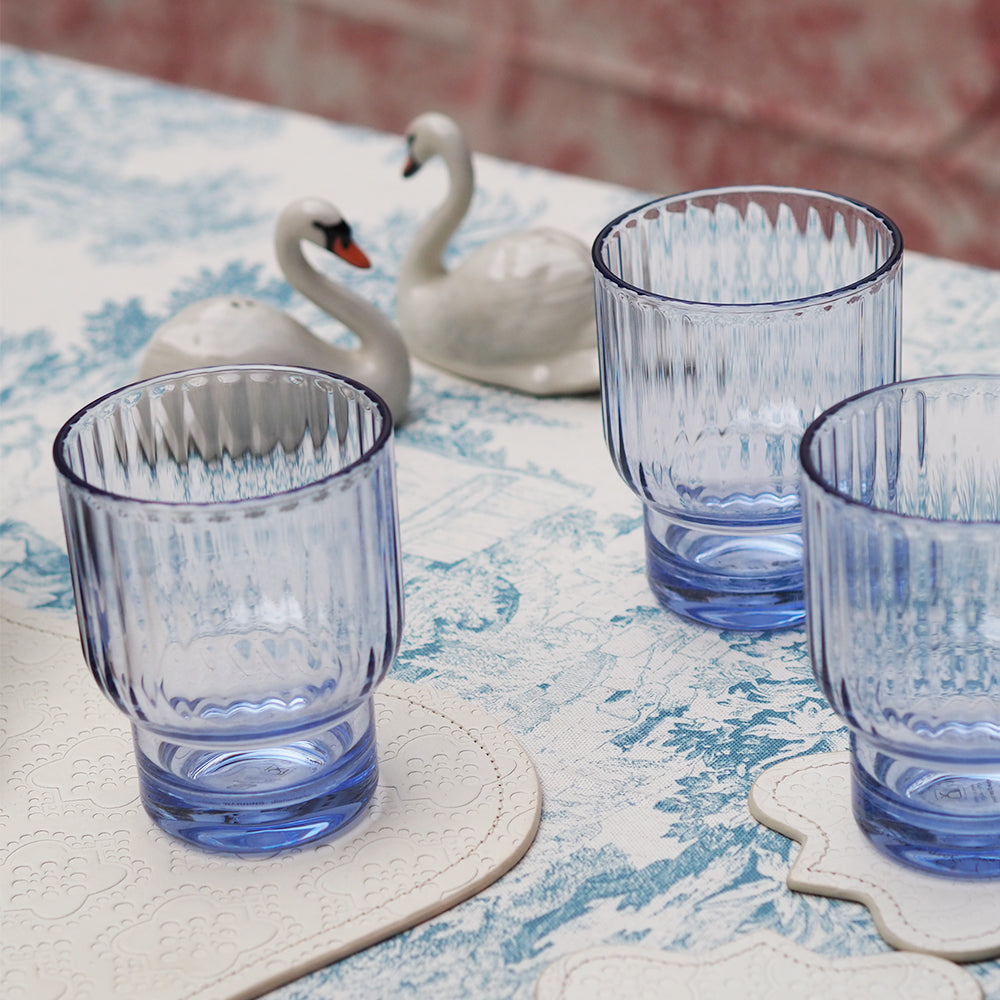 Wasserglas VERTICAL aus Acrylglas von Fiorirà un Giardino im Farbton Blau
