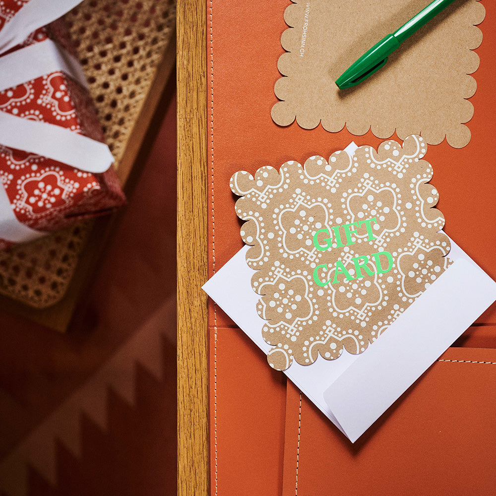 Grusskarte FROHSINN - GIFT CARD