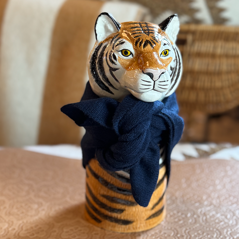 Kaschmirschal MINI SCARF - dunkelblau