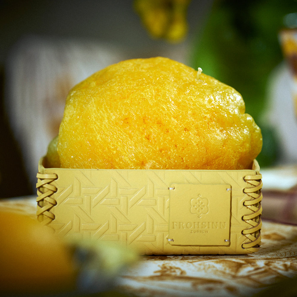 Accessoire Box VIENNA aus Leder geprägt - vanilla