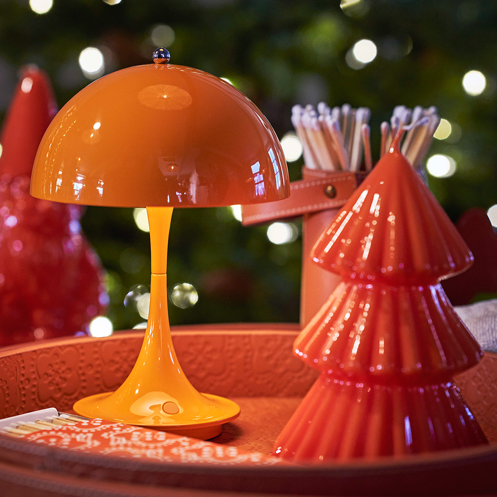 Table lamp PANTHELLA Portable - orange