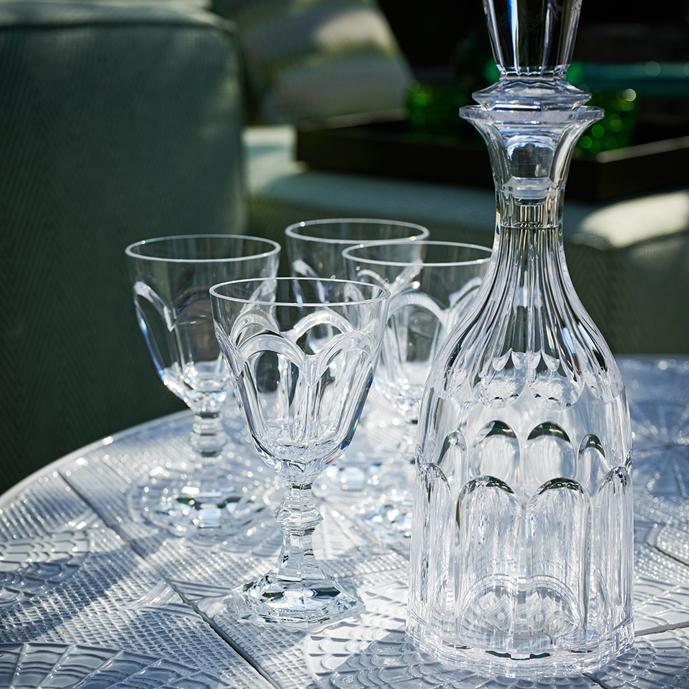 Flasche AQUARAMA aus Acrylglas von Mario Luca Giusti im Farbton klar