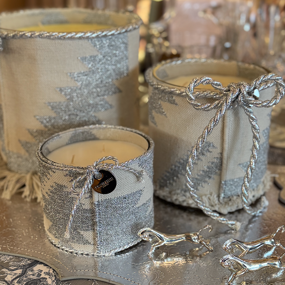 Duftkerze NAVAJO silver - medium