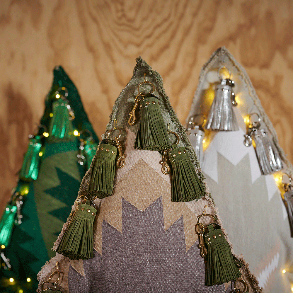 Christmas Tree large NAVAJO - olive