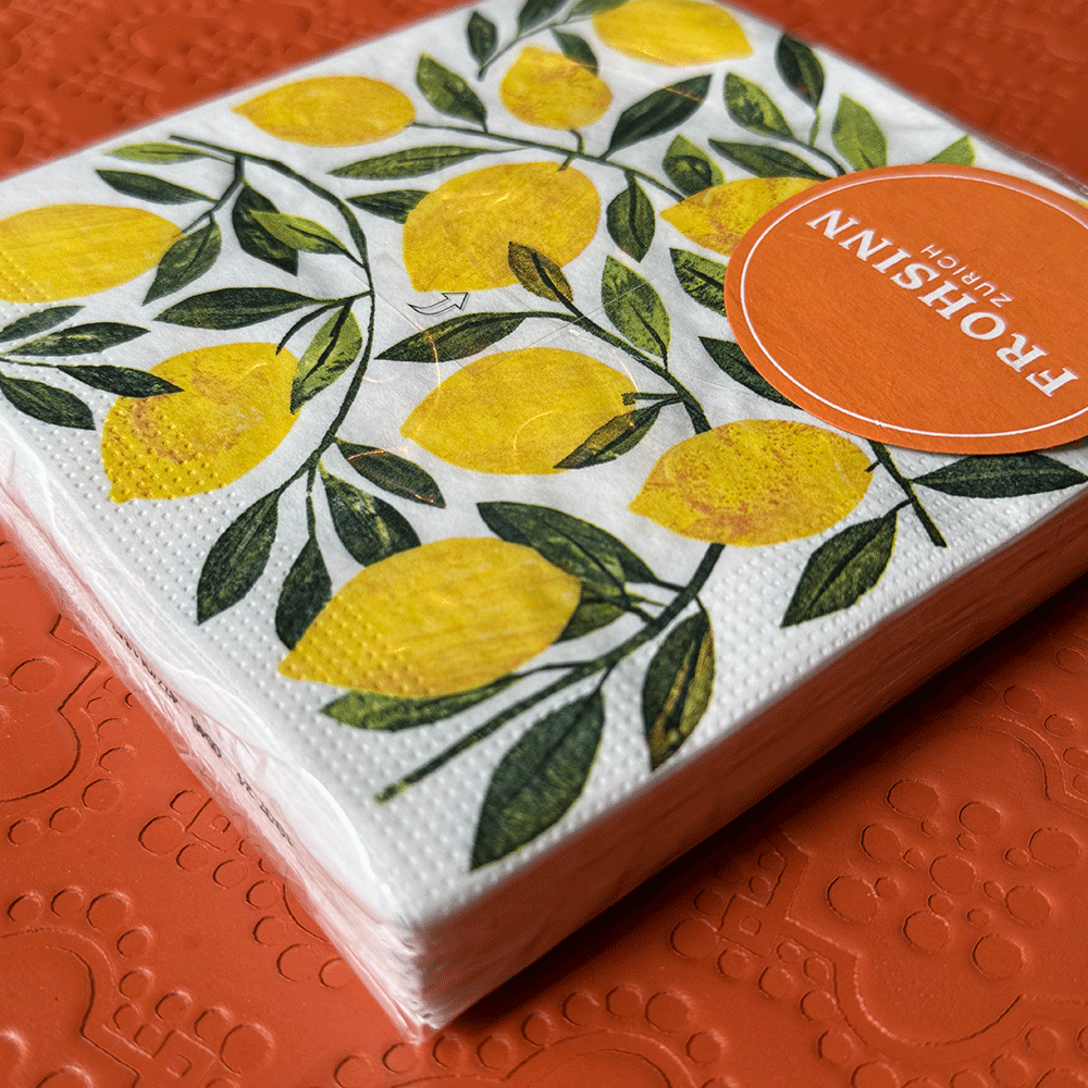 Cocktailserviette PPD - Tracey's Citronella von Paperproducts Design