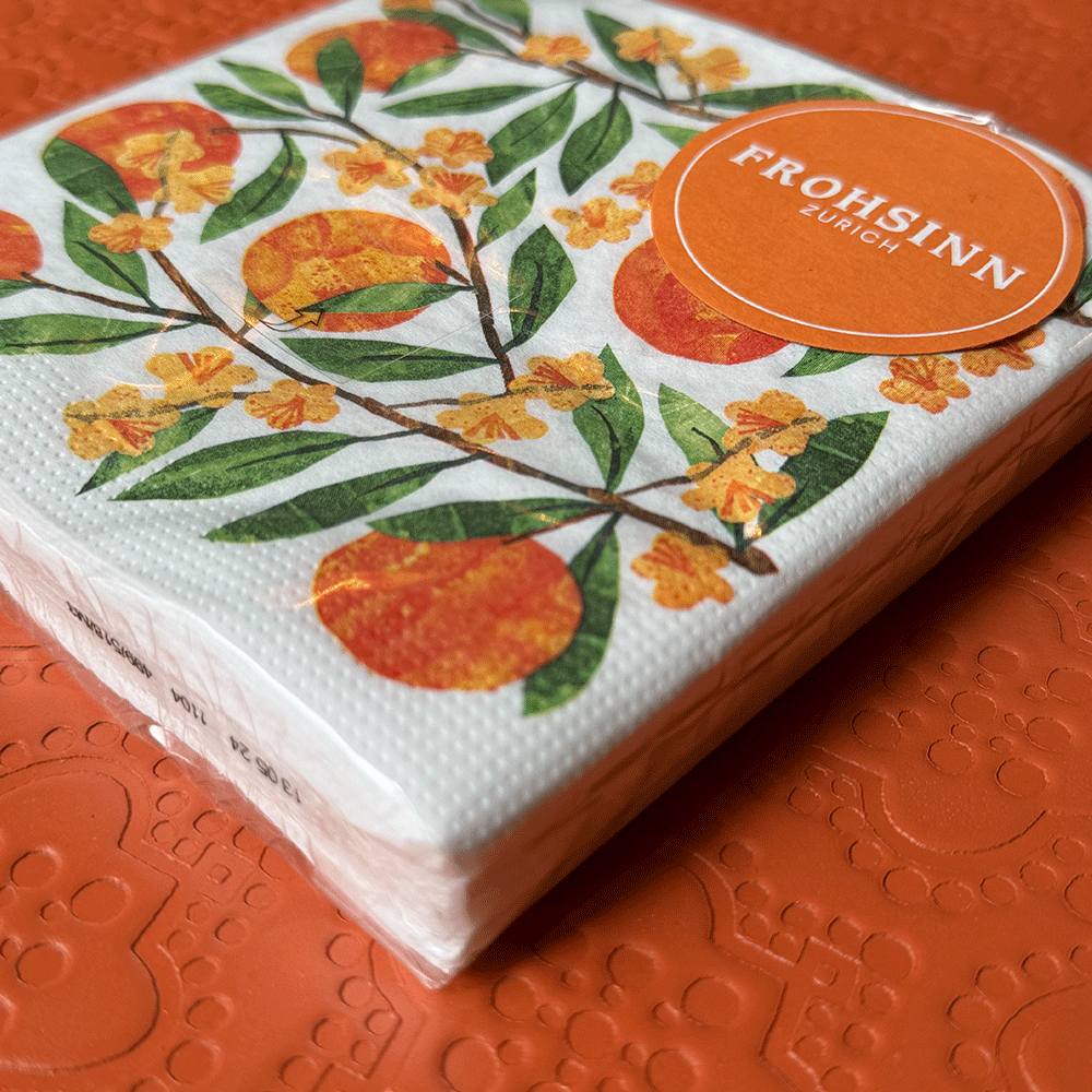 Cocktailserviette PPD - Tracey's Orangina von Paperproducts Design