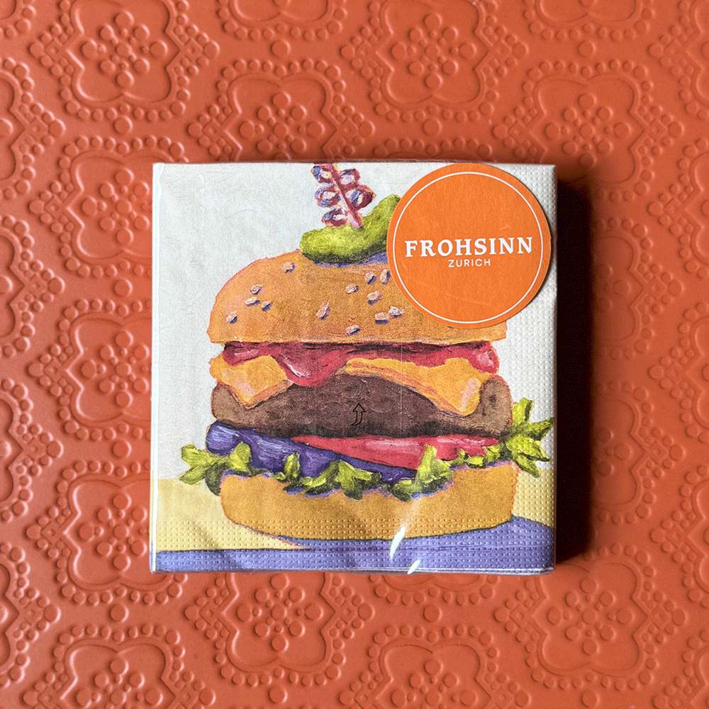 Cocktailserviette PPD - RJG&#39;s Cheeseburger von Paperproducts Design
