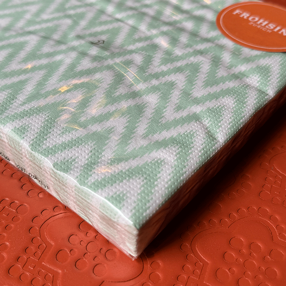 Serviette PPD - Ikat Green von Paperproducts Design