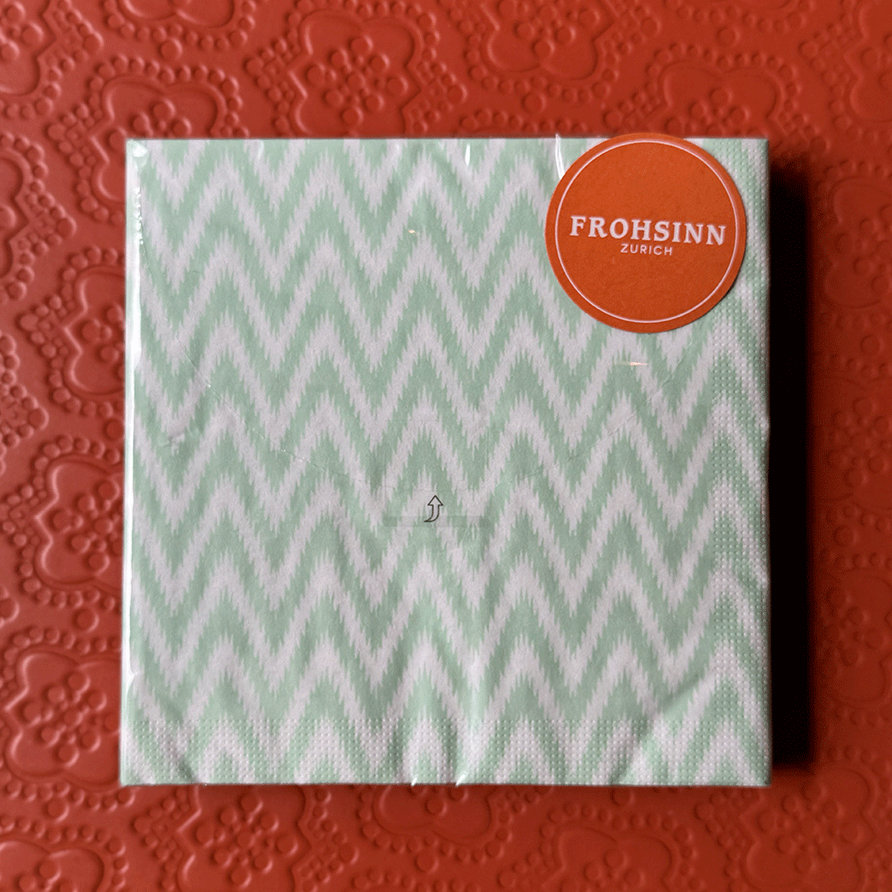 Serviette PPD - Ikat Green von Paperproducts Design