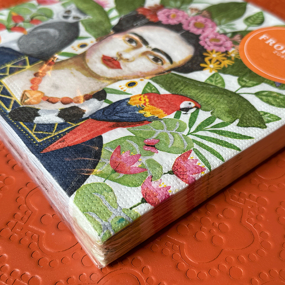 Serviette PPD - Coyoacàn Frida Kahlo von Paperproducts Design