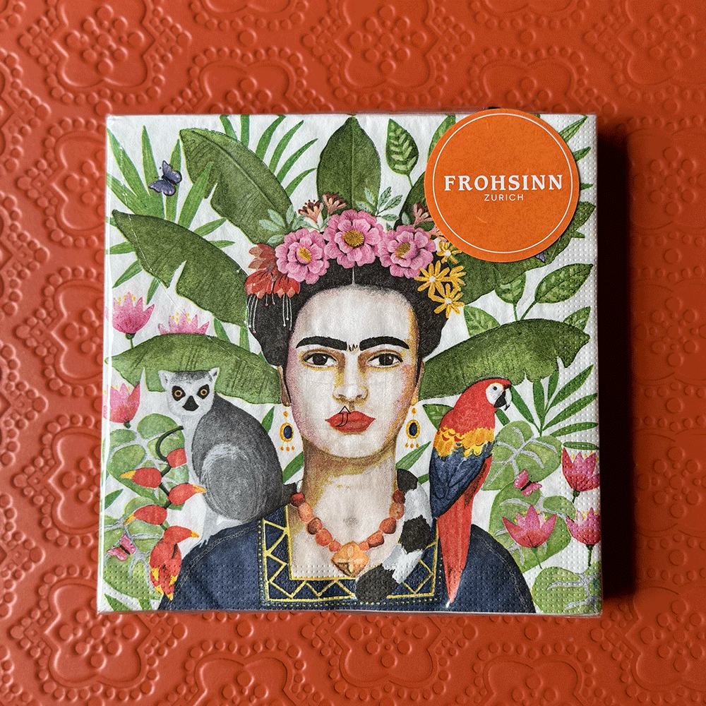 Serviette PPD - Coyoacàn Frida Kahlo von Paperproducts Design