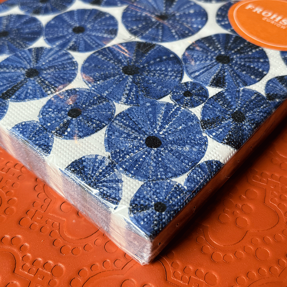 Serviette PPD - Ocean Urchins von Paperproducts Design