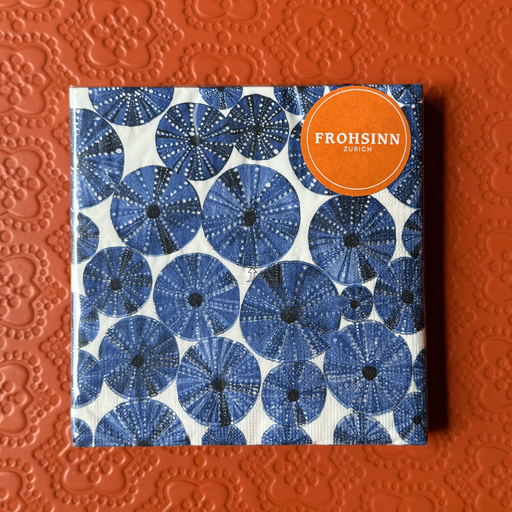 Serviette PPD - Ocean Urchins von Paperproducts Design