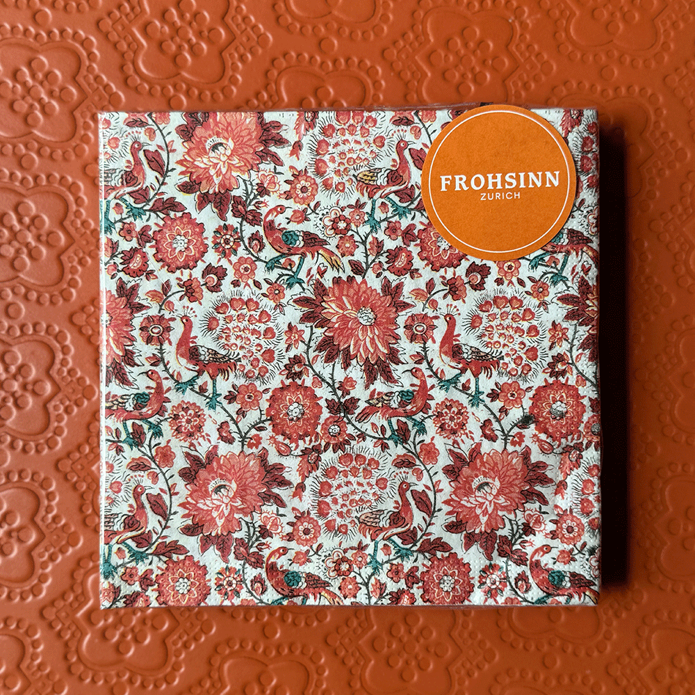 Serviette PPD - Pavone Rosso von Paperproducts Design