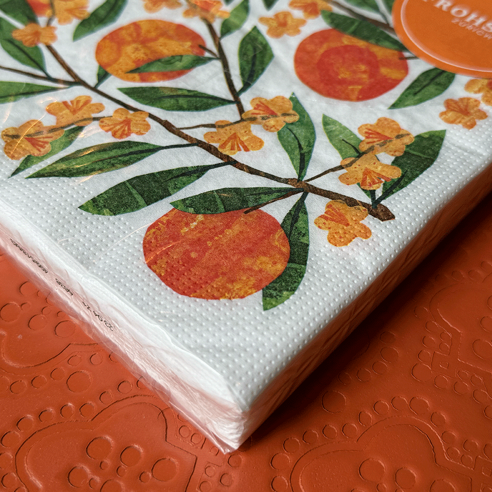 Serviette PPD - Tracey's Orangina von Paperproducts Design