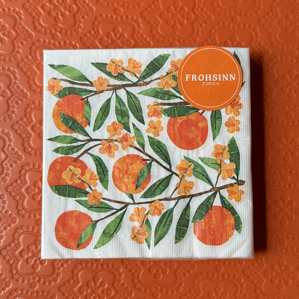 Serviette PPD - Tracey's Orangina von Paperproducts Design
