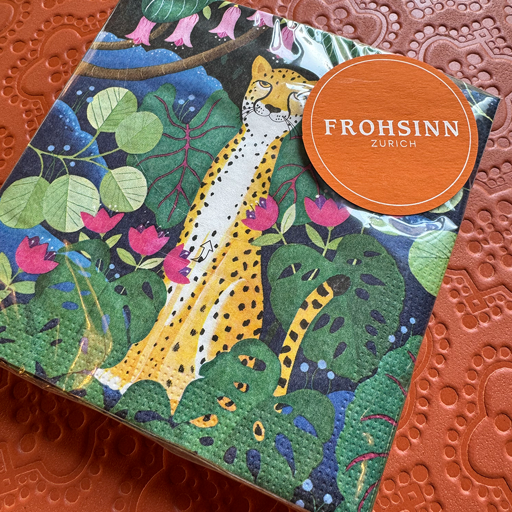 Serviette PPD im Cheetah Design von Paperproducts Design