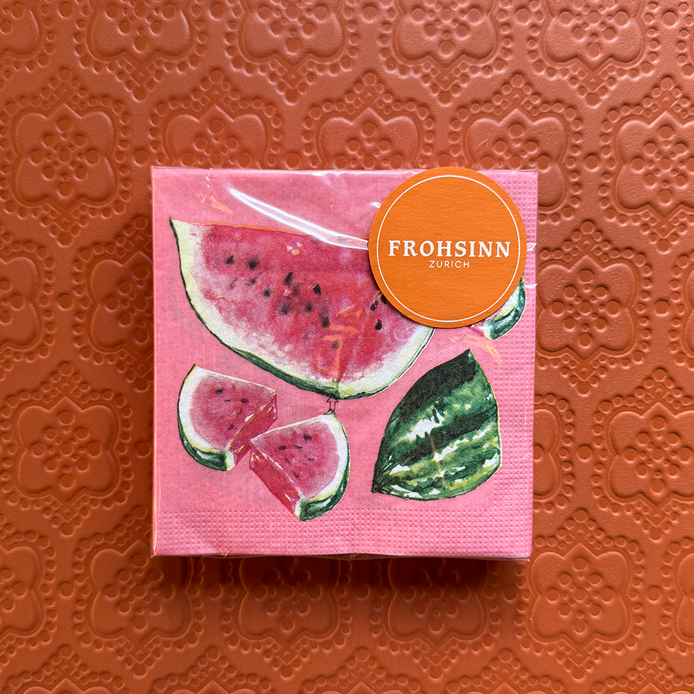Serviette PPD im Melon Design von Paperproducts Design