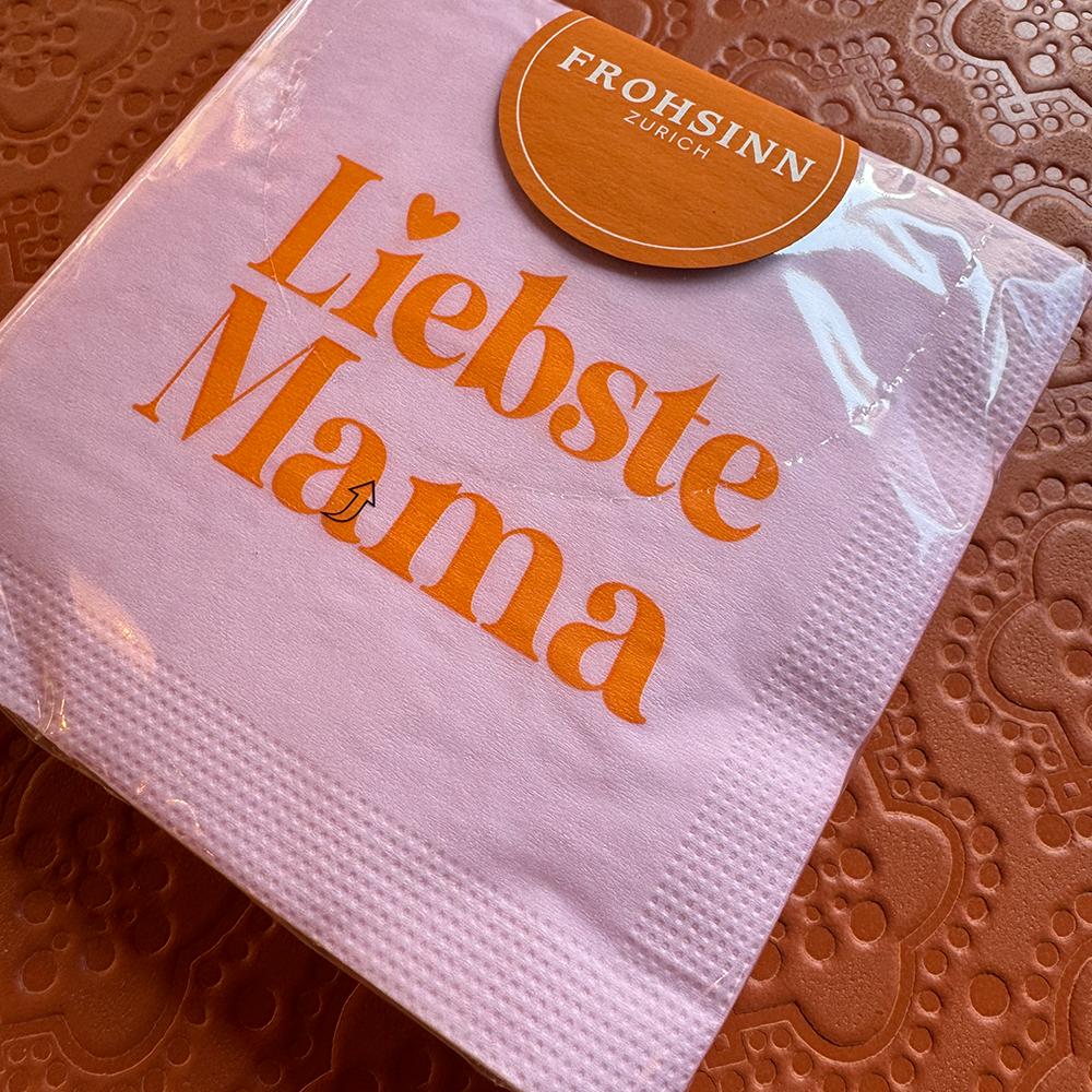 Serviette PPD im Liebste Mama Design von Paperproducts Desig