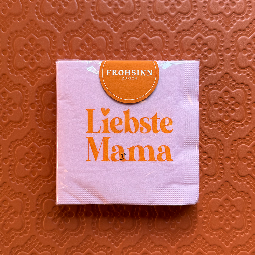Serviette PPD im Liebste Mama Design von Paperproducts Desig
