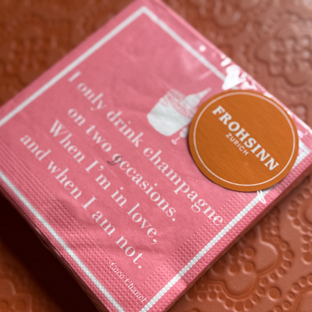 Serviette PPD im Two Occasions Design von Paperproducts Design