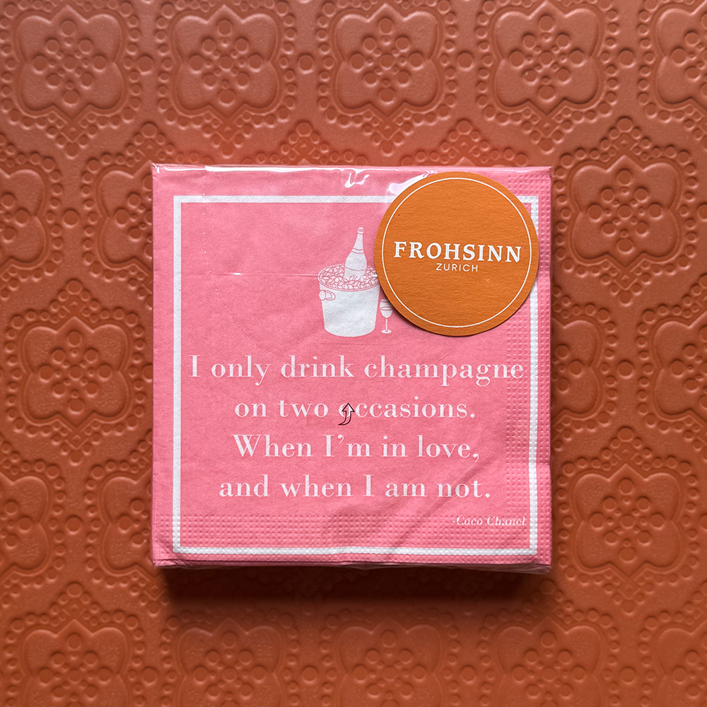 Serviette PPD im Two Occasions Design von Paperproducts Design