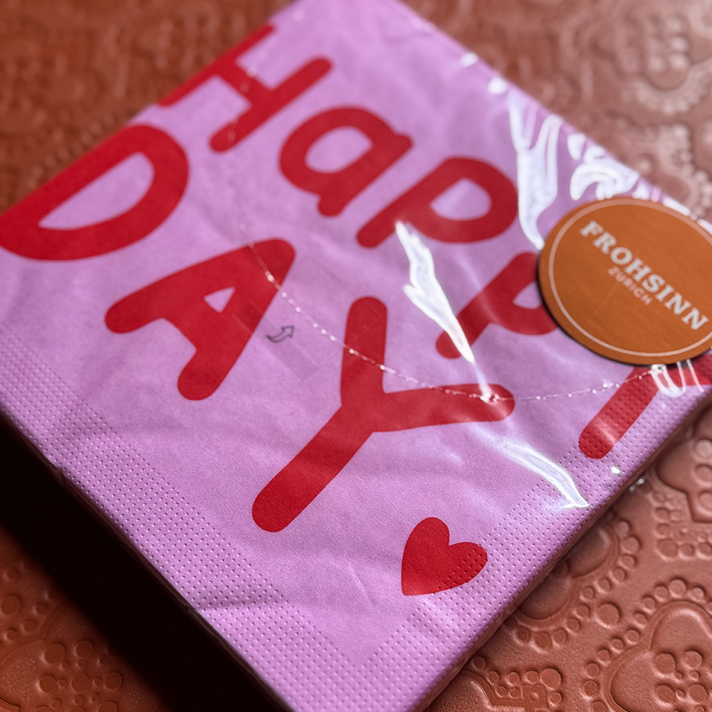 Serviette PPD im Happy Day Design von Paperproducts Design