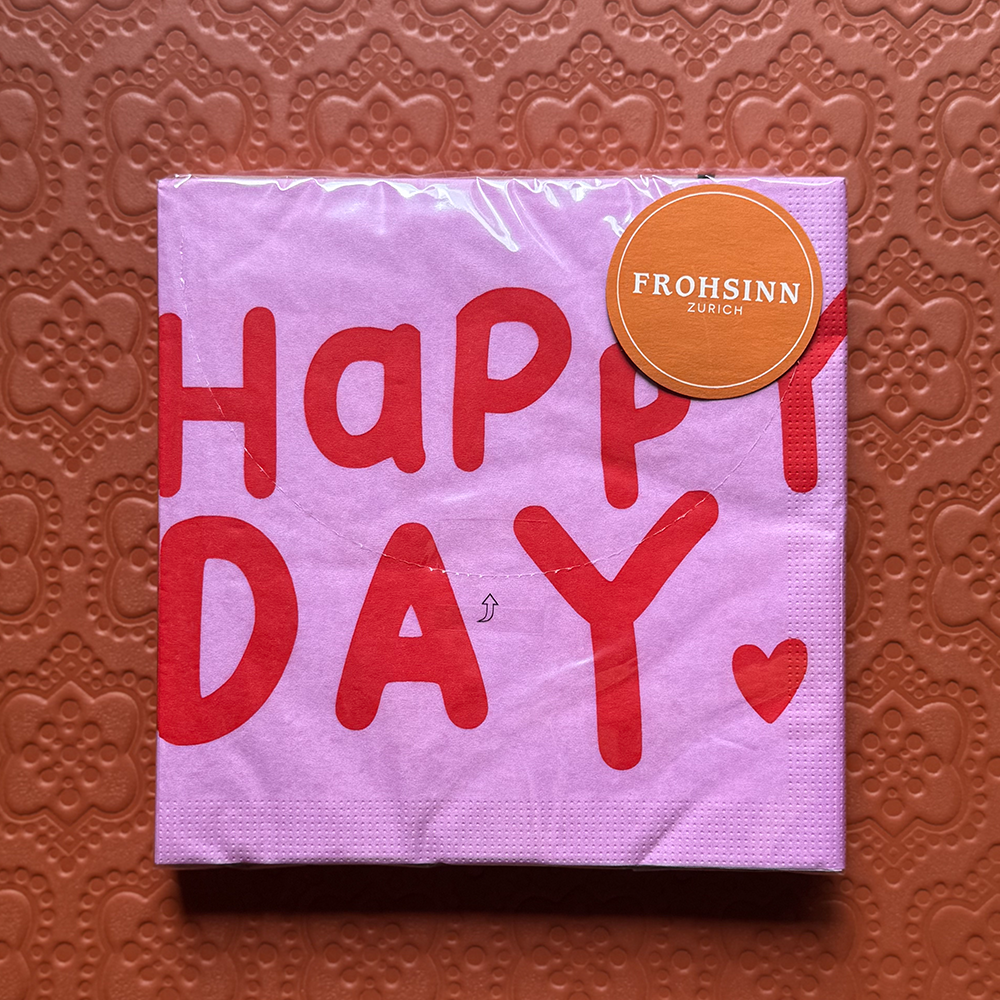 Serviette PPD im Happy Day Design von Paperproducts Design