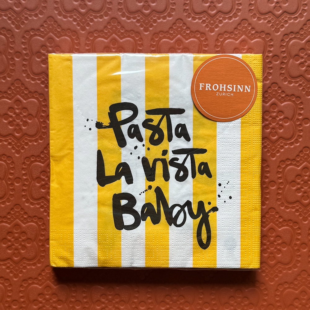 Serviette PPD im Pasta Vista Design von Paperproducts Design