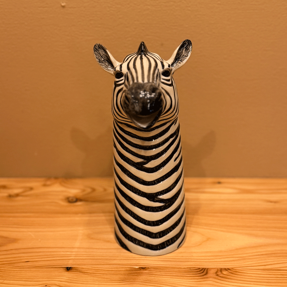 Zebra Krug aus Keramik von Quail Ceramics