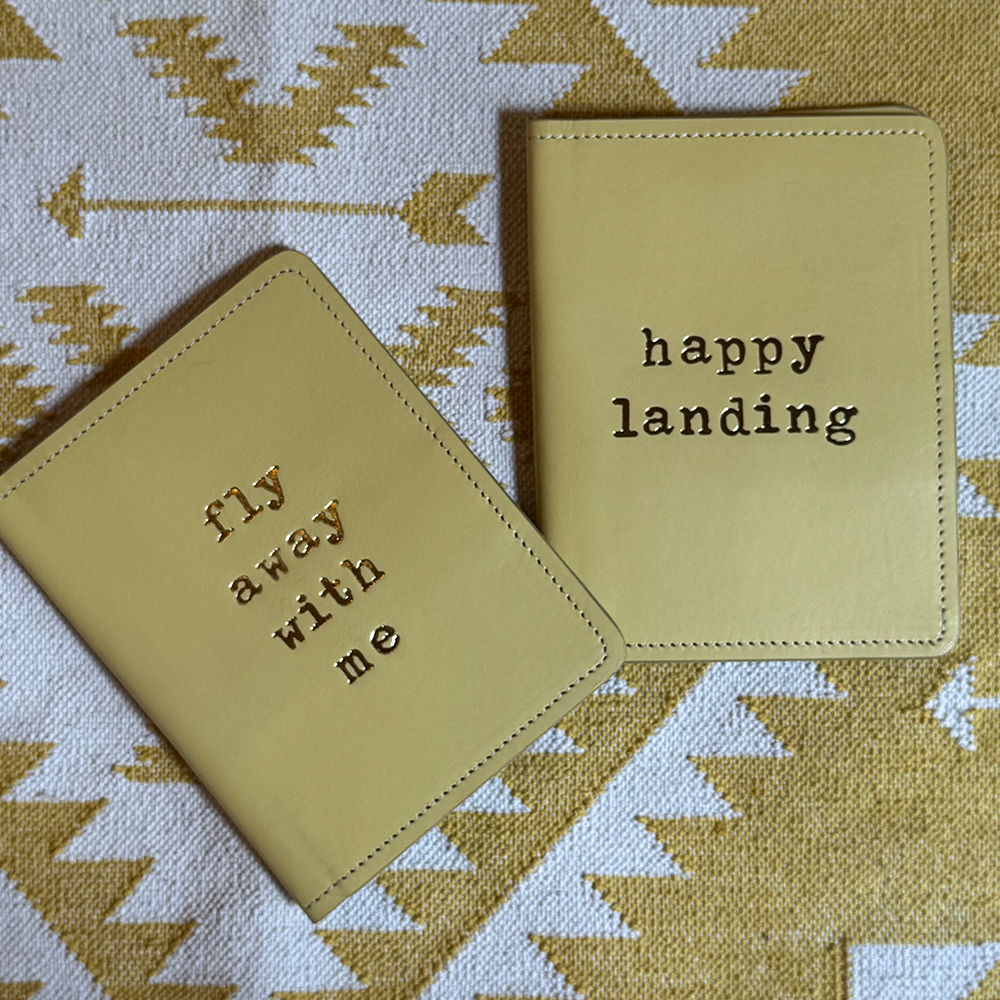 Reisepasshülle LARA aus Leder - vanilla